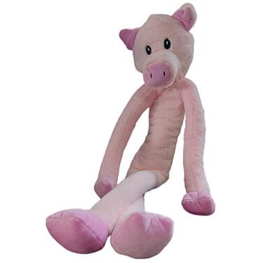 Imagem de Mordedor de Pelúcia Brinquedo Macio Porco Longleg Com Apito para Cacho