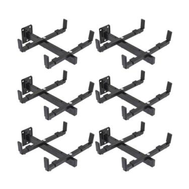 Imagem de Suporte para Forno Microondas Ajustável Brasforma SBR3.4 Preto 6 Unida