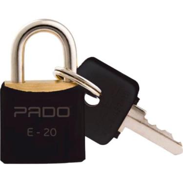 Imagem de Cadeado Pado Color 20 Preto - PADO CADEADOS