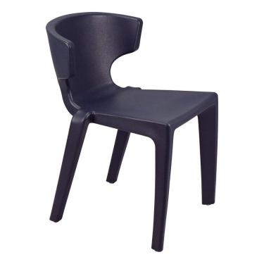 Imagem de Cadeira Tramontina Marilyn Polietileno Grafite Tramontina