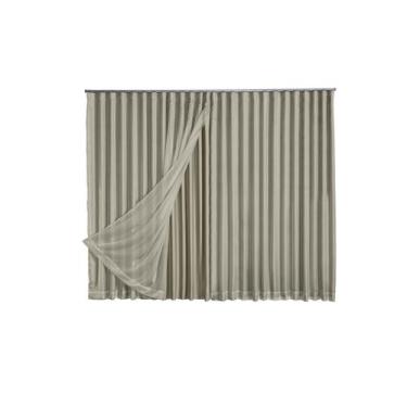 Imagem de Cortina Microfibra Com Voil 6,00x2,30 Para Trilho Duplo - Ludatex, PAL