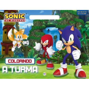 Imagem de Livro - Sonic - Colorindo a turma