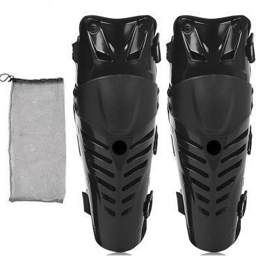 Imagem de Par de Joelheira De Proteçao Articulada Motociclista Moto Bike Trilha Motocross Enduro Ajustavel Exercicio Fisico