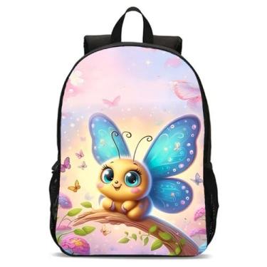 Imagem de Mochila Infantil Borboleta Rosa - VIA LIVRE, UN, Rosa