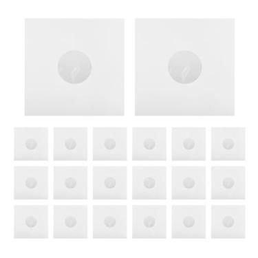 Imagem de QANYEGN 20 peças capa de gravação de 12 polegadas, jaquetas protetoras de CD player, bolsa de gravação antiestática para armazenamento de arquivo