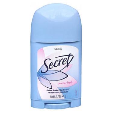 Imagem de Desodorante antitranspirante Secret Wide Solid Powder Fresh 1.7 oz da Secret (pacote com 4)