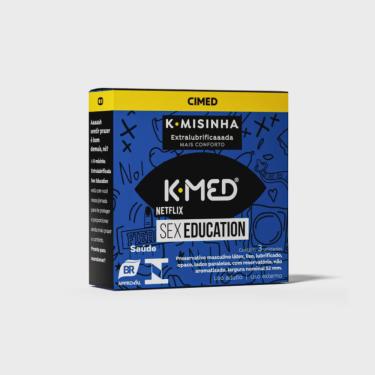 Imagem de Preservativo k-med k-misinha sex education com 3 unidades