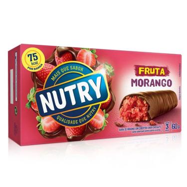 Imagem de Barra Fruta Nutry Morango com Chocolate 60g