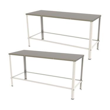 Imagem de Kit - 2 Mesa Panificadora Desmontável 600x870x1600 MBR-015 - Braesi