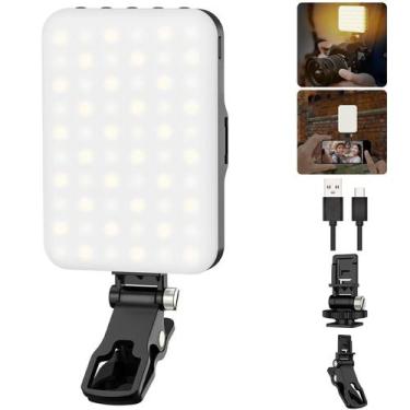 Imagem de Luz de câmera LED Hagibis 60 LED 2200mAh recarregável