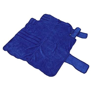 Imagem de Casaco de Secagem de Cachorro Super Macio, Hrobe Estimação Absorvente Rápido, Toalha Fibra Fácil, Versátil para Gatos e Cães 完 (S)