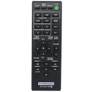Imagem de Controle remoto de substituição RM-AMU186 para Sony Music System MHC-EC719iP HCD-EC719iP MHC-EC919iP HCD-EC919iP MHCEC719iP HCDEC719iP MHCEC919iP HCDEC919iP HCDEC919iP