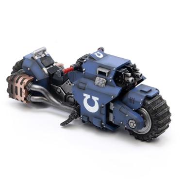 Imagem de YIZRIO JoyToy Warhammer 40K Action Figure 1:18 Ultramarines Motorcycle Outriders Vehicle Model Toy Matching