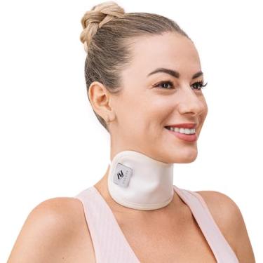 Imagem de Pacote de óleo de rícino para tireoide - Envoltório de pescoço de flanela de algodão orgânico para desintoxicação e mais - Sem calor, reutilizável, sem sujeira e à prova d'água