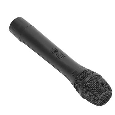 Imagem de Microfone de simulação, suporte de microfone, portátil, versátil, alça confortável para prática (preto)