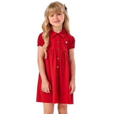 Imagem de Vestido Infantil Tricoline Trick Nick Botões Manga Princesa
