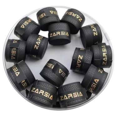 Imagem de Kit 10 Overgrip Fita Para Raquete Beach Tennis Seca Furos Preto