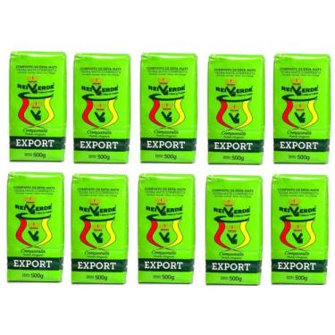 Imagem de Kit 10 Composto de Erva Mate Export Rei Verde 500g