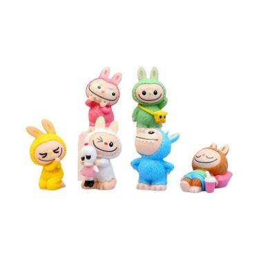 Imagem de Mini Figura De Anjo Brinquedos Labubu Anjos Caixa Surpresa Boneca Anim