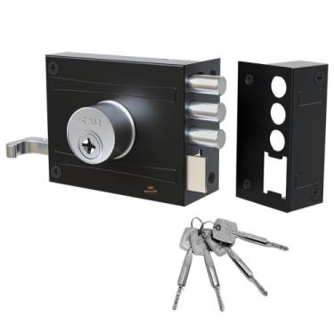 Imagem de Fechadura Portão Sobrepor 1701/100 3 Pinos Reforçada Stam