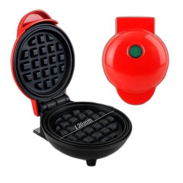 Imagem de Mini Waffle Máquina Portátil Compacta Ideal Para Viagem 110V - Relet