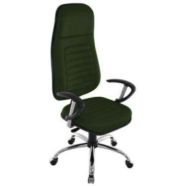 Imagem de Cadeira Presidente Com Espaldar Alto Linha Blenda Verde - DESIGN OFFIC