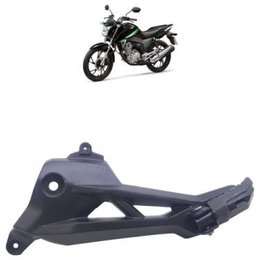 Imagem de Bacalhau Suporte Pedaleira CG 160 Titan 2016 2017 2018 2019 2020 2021 