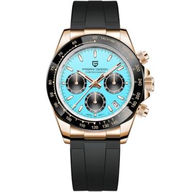 Imagem de LACZ DENTON Pagani Design PD1644 Relógios de quartzo – cronógrafo masculino de aço inoxidável, à prova d'água, relógio esportivo de 100 m, presente moderno, relógios de pulso casuais para negócios