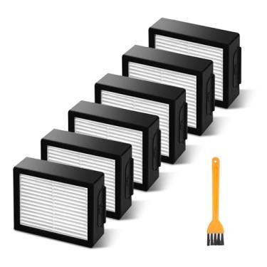 Imagem de Fanulter Pacote com 6 substituições de filtro R-oomba | Filtro de alta eficiência compatível com i Robot R-oomba E I & J Series E5 E6 i1 i1+ i3 i3+ i4 i4+ i5 i5+ i6 i6+ i7 i7+ i8 i8+ NÃO é compatível