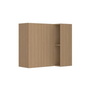 Imagem de Armário de Parede Modulado Canto Reto 95cm 2 Portas Slim Luciane, Frei