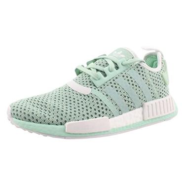 Imagem de adidas Tênis masculino NMD_r1, Verde blush/verde blush/branco-nuvem, 38