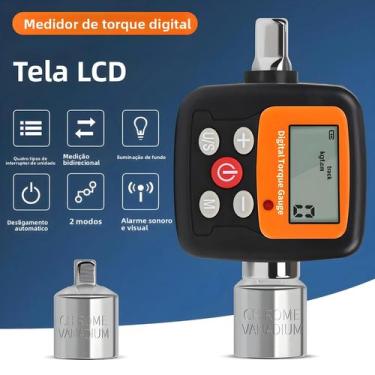 Imagem de Testador De Torque Digital Ajustável ANCG 4-135 Nm Com Adaptador Para 