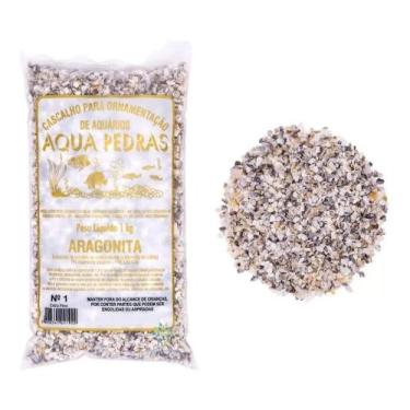 Imagem de Aragonita Calcário De Concha Moida N 1 1kg - Aqua Pedras