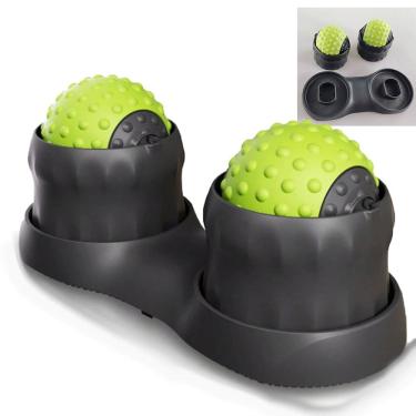 Imagem de Massageador Muscular  Relaxante Fascite Plantar Fisioterapia Pilates Ioga Pes Costas Pescoço Acupressao Alivia Dores