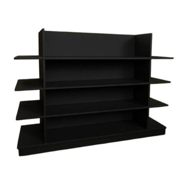 Imagem de Gôndola Central 100% Mdf Preto - Suprema Móveis