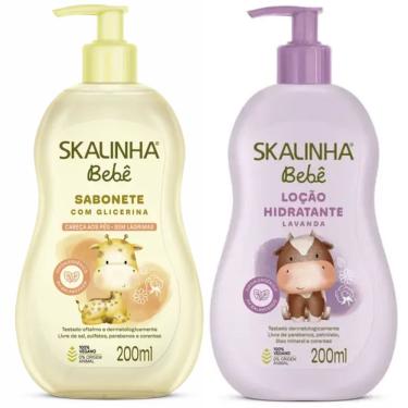 Imagem de Kit Skalinha Bebê Hidratante  Corporal + Sabonete Líquido