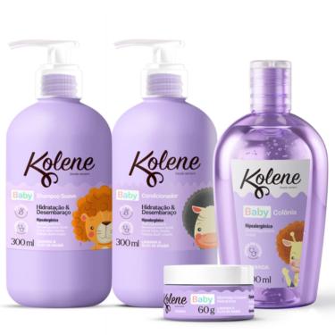 Imagem de Kit Kolene Baby Shampoo + Condicionador + Manteiga Corporal + Água de Colônia
