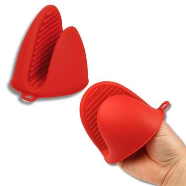 Imagem de Luva Pegador Bico de Pato Em Silicone Térmica Para Cozinha Forno Fogão