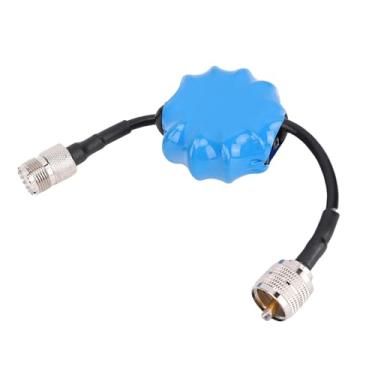 Imagem de Zyyini Anel Magnético de Estrangulamento de Ondas Curtas Em25, Núcleo de Ferrita de Alta Permeabilidade para o Rádio HF de 1,8 30MHz Com o Conector M Masculino para Fêmea, para o Modo