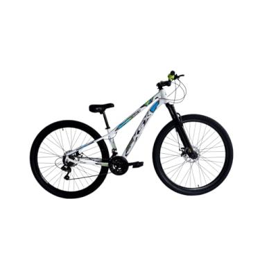 Imagem de Bicicleta Bike Aro 29 MTB Alumínio KSX GRAU SD7 21V Câmbio ESPECIAL S. Cabeamento Interno Unissex (BRANCA (C/M AZUL), 13)