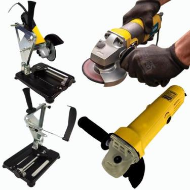 Imagem de Kit Esmerilhadeira e Suporte de Bancada SN09 SN30 Potência, Precisão e