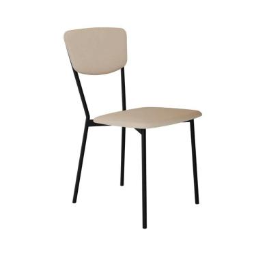 Imagem de Cadeira Vintage Retrô Fixa C-4 Pés 425 X505 X 830 Mm C-1 Un. Cy.areia Light Areia Light City