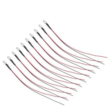 Imagem de 10pcs 5mm Diodos de Luz LED Pré-fiados, Longa Vida útil, Alto Brilho, 5-12V para Decoração, Faça você Mesmo, Ensino (Luz Roxa)