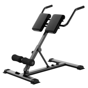 Imagem de Banco de academia banco de hiperextensão cadeira romana equipamento de exercício dobrável banco de extensão traseira para academia em casa carga de treino abdominal 150 kg/330 lbs equipamento de