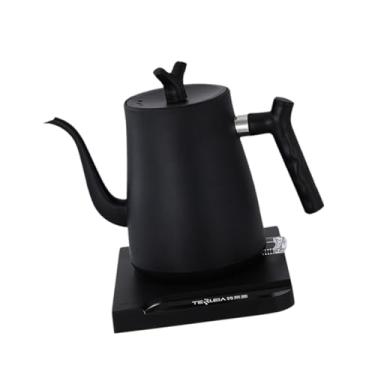 Imagem de Fenteer Chaleira elétrica de pescoço de ganso, bule multiuso para água fervente, caldeira de água quente para restaurante, cozinha, sala de chá, café, bar, Preto, 1000l