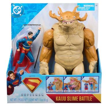 Imagem de Superman O Filme, Pack 2 Bonecos Superman 15cm e Kaiju 30cm