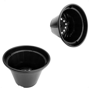 Imagem de Kit 10 Vasos Para Plantas Orquídeas Pote 15 Novos Plastico - Orquiflor