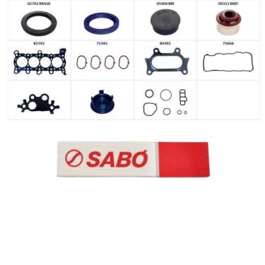 Imagem de Jogo Junta Motor Retentor Accord Civic Crv Hrv 1.8 2.0 16V 80392