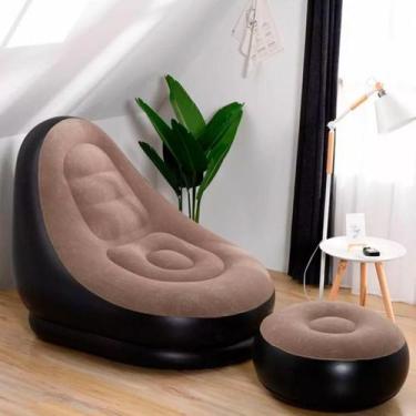 Imagem de Sofá Inflável Puff Colorido Para Relaxar Com Estilo - Relet