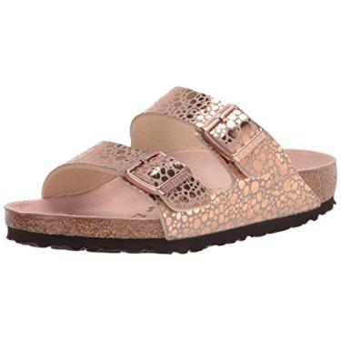 Imagem de Sandália feminina Birkenstock Arizona Birko Flor, Stones Copper, 8-8.5 Narrow Women/6-6.5 Narrow Men
